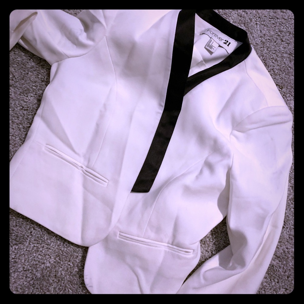 White blazer